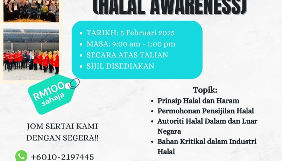 Halal Awareness Training